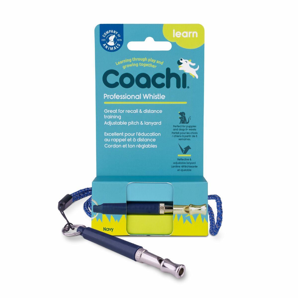Fischietto per Addestramento Cani Coachi Blu - Training Professionale