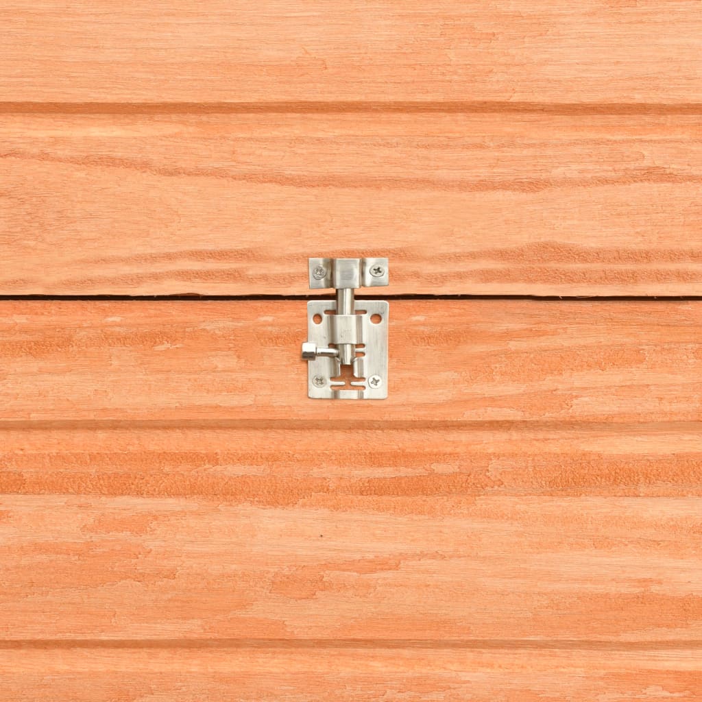 Gabbia per Conigli VidaXL in Legno di Pino e Abete - Design a A con Rampa