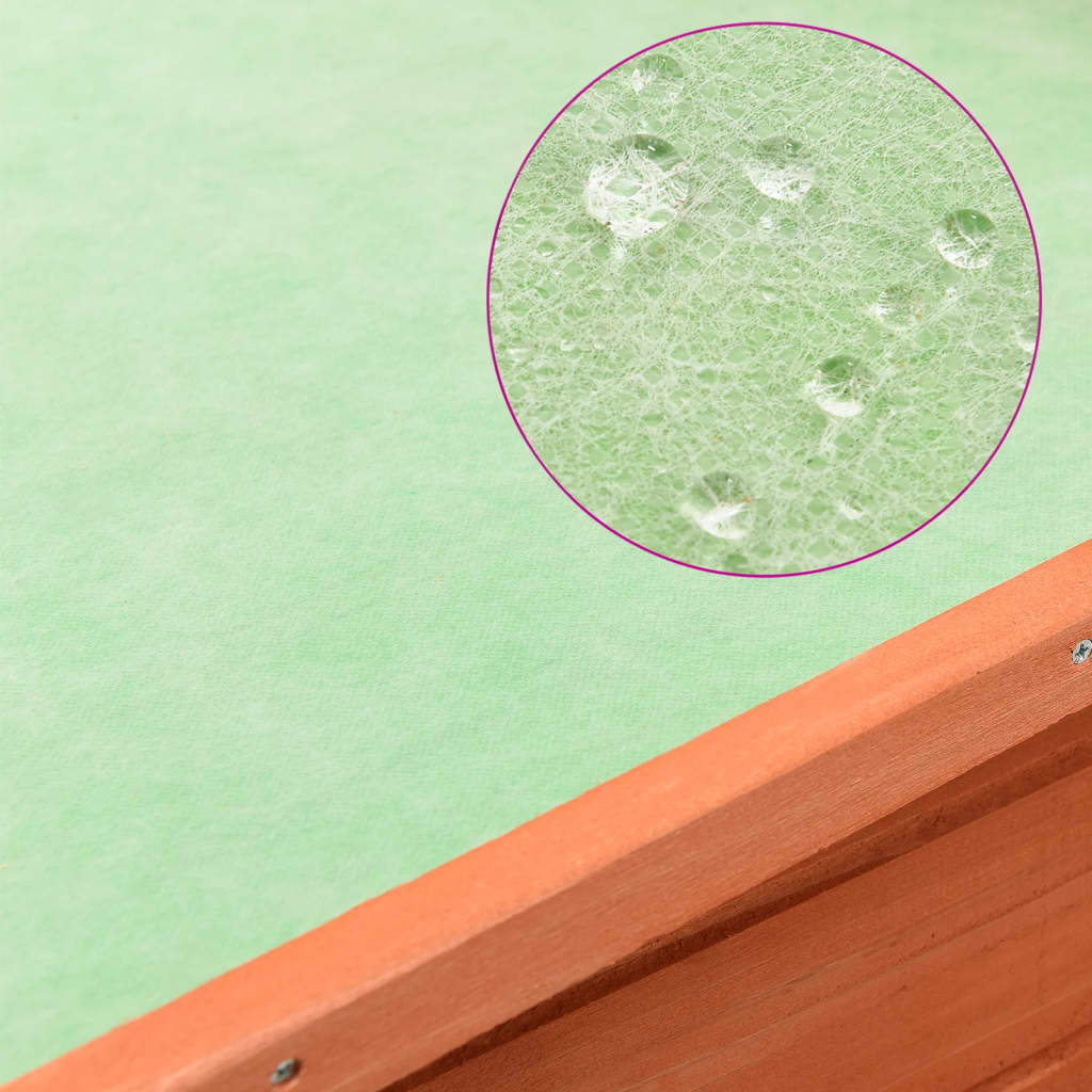 Gabbia per Conigli VidaXL Grande Outdoor a 2 Piani - Pollaio in Legno Doppia Casa