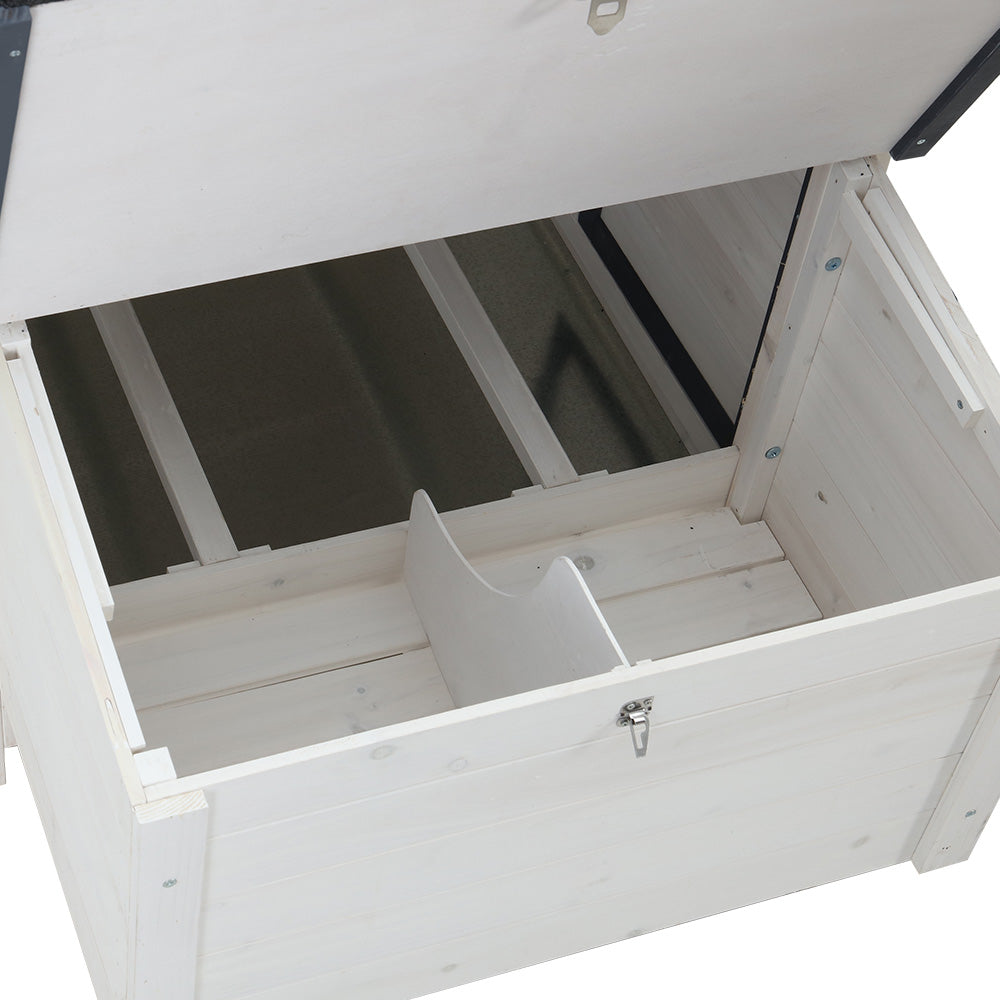 Gabbia XL per Conigli e Galline 166cm - Pollaio e Casa per Conigli in Legno