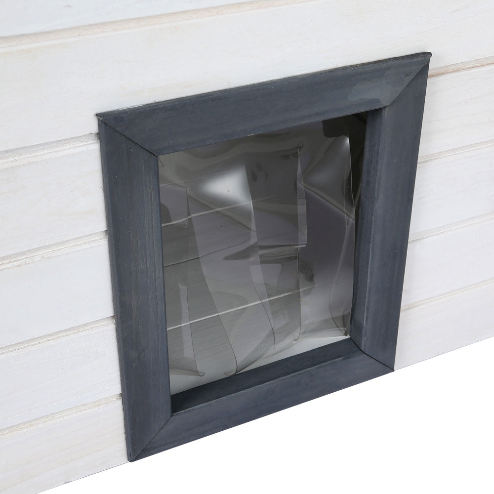 Casetta per Gatti e Conigli NNEDSZ in Legno - Cuccia Outdoor per Piccoli Animali