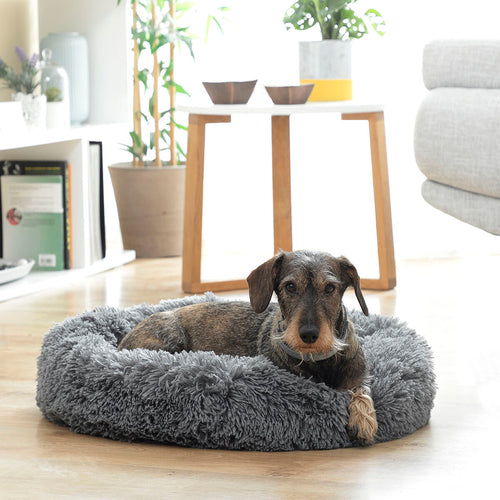 Cuccia Anti-Stress per Cani e Gatti InnovaGoods Ø 60cm - Morbida e Rilassante